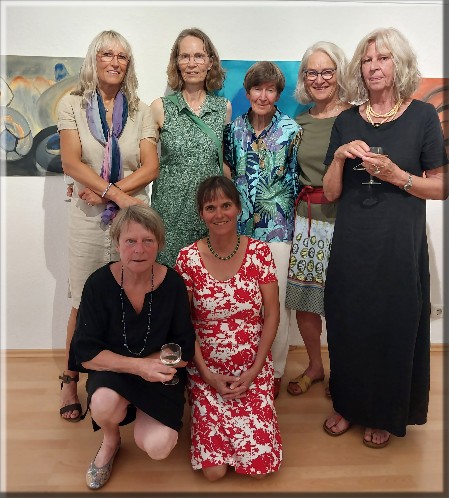 Jutta Mayr und die Kursteilnehmerinnen