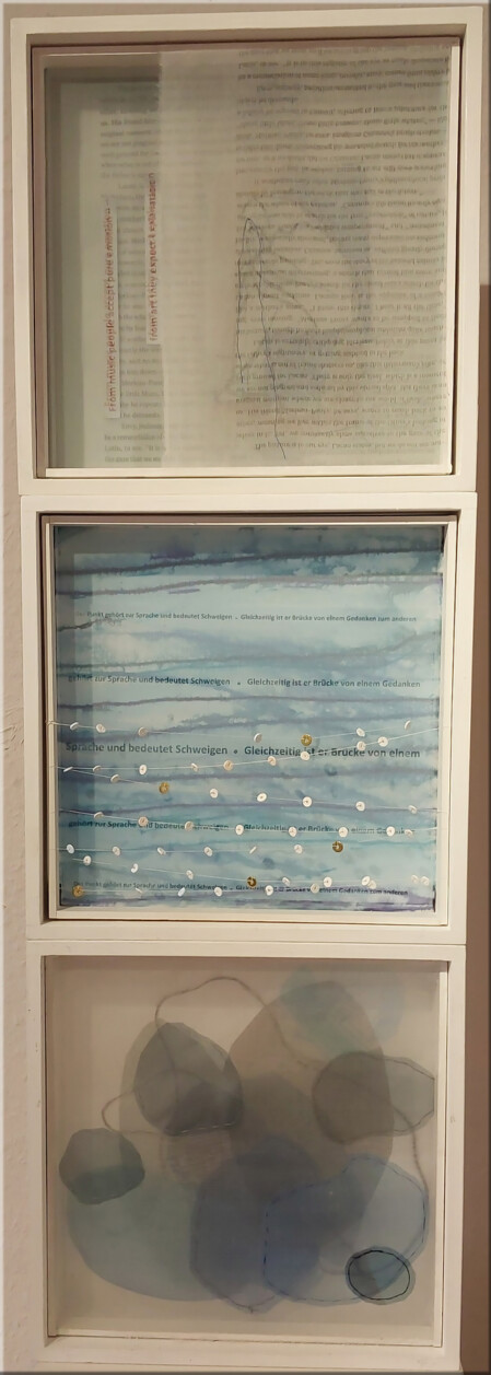 Faden-Form-Transparenz in Blau Teil 1