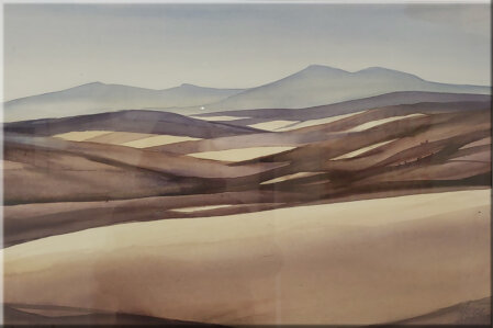 Val d'Orcia im Herbst