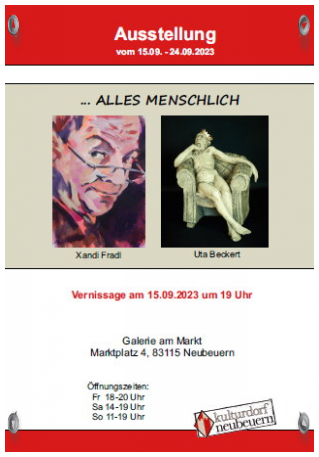 Plakat Alles Menschlich