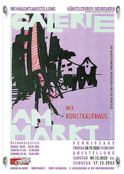 zur Weihnachtsausstellung mit Kunstkaufhaus vom 08. bis 17. Dezember 2023