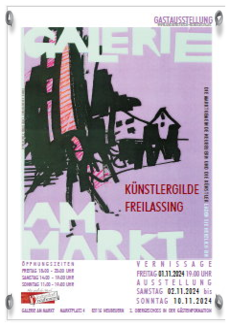 zur Gastausstellung Künstlergilde Freilassing vom 01.11. bis 10.11.2024
