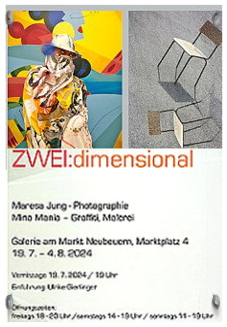 Plakat Zweidimensional